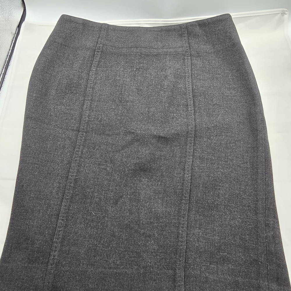 LOFT Charcoal Gray Ladies Pencil Skirt Size 6p Petites